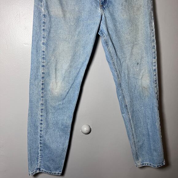 Carhartt B171 Relaxed Fit Jeans 36x34 Light Wash Distressed Workwear Denim - Picture 11 of 16